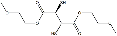 DI(2'-METHOXYETHYL)MESO-2,3-DIMERCAPTOSUCCINATE 구조식 이미지