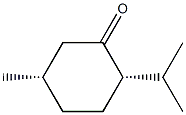 CIS-DL-PARA-MENTHAN-3-ONE Structure