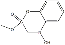 2-METHOXY-4-HYDROXY-1,4-BENZOXAZINONE Structure