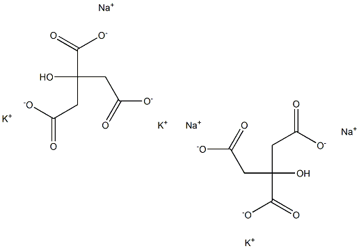 POTASSIUMSODIUMCITRATE Structure