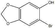 2-BROMO-4,5-(METHYLENEDIOXY)PHENOL 구조식 이미지