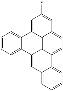 2-FLUORODIBENZOPYRENE 구조식 이미지