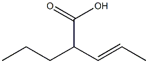 3-PENTENOICACID,2-N-PROPYL- Structure