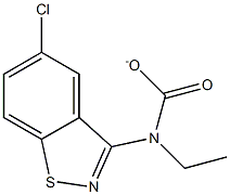 5-CHLORO-BENZISOTHIAZOLE-3-ETHYLCARBAMATE 구조식 이미지