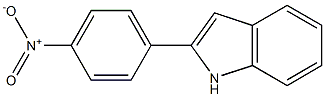 2-(4'-NITRO-PHENYL)-INDOLE 구조식 이미지