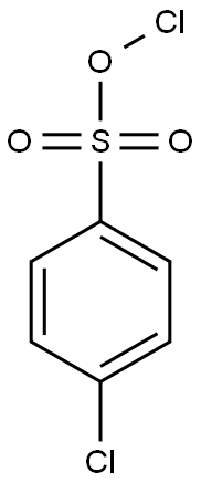 1,4-DICHLORBENZOLESULPHONATE 구조식 이미지