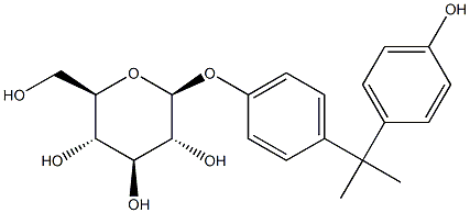 BISPHENOLAMONO-BETA-D-GLUCOPYRANOSIDE Structure