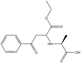 N-(1-(ETHOXYCARBONYL)-3-OXO-3-PHENYLPROPYL)ALANINE Structure