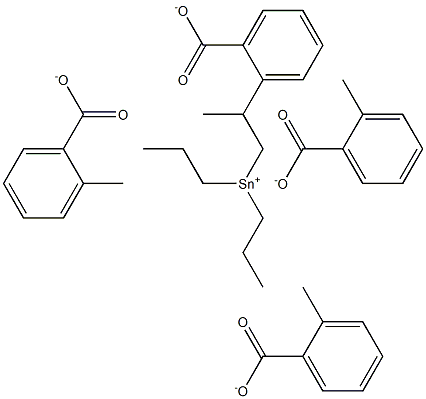 TRIPROPYLTIN-(2-METHYLBENZOATE) 구조식 이미지