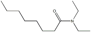 N,N-DIETHYLCAPRYLAMIDE 구조식 이미지