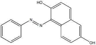 1-PHENYLAZO-2,6-DIHYDROXYNAPHTHALENE Structure