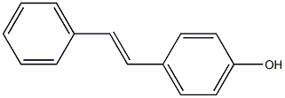 4-STILBENOL 구조식 이미지