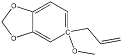 1METHOXYSAFROLE Structure