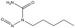 1-NITROSO-N-AMYLUREA Structure