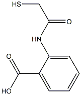 N-(MERCAPTOACETYL)-ANTHRANILICACID Structure