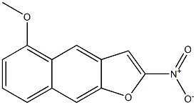 2-NITRO-5-METHOXYNAPHTHO[3,2-B]FURAN 구조식 이미지