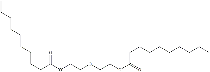 DIETHYLENEGLYCOLDICAPRATE Structure