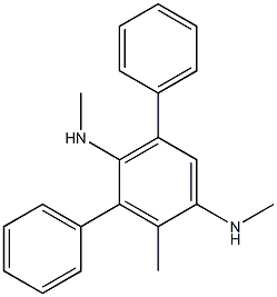 N-MONOMETHYLPHENYL-N'-DIMETHYLPHENYL-1,4-PHENYLENEDIAMINE 구조식 이미지