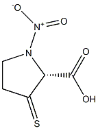 N-NITRO-L-THIOPROLINE Structure