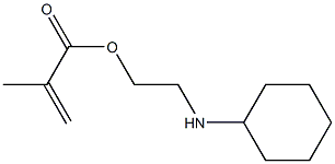 METHACRYLICACID,CYCLOHEXYLAMINOETHANOLESTER Structure