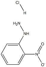 HYDRAZINE,(ORTHO-NITROPHENYL)-,HYDROCHLORIDE 구조식 이미지