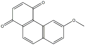 6-METHOXY-1,4-PHENANTHRENEQUINONE 구조식 이미지