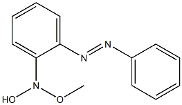 METHOXYHYDROXYAMINOAZOBENZENE 구조식 이미지