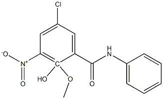 5CHLORO2METHOXY3NITROSALICYLANILIDE Structure