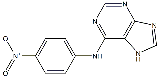 N6-(PARA-NITROPHENYL)ADENINE 구조식 이미지