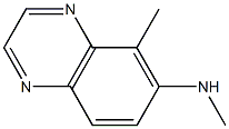 5-METHYL-6-METHYLAMINOQUINOXALINE 구조식 이미지