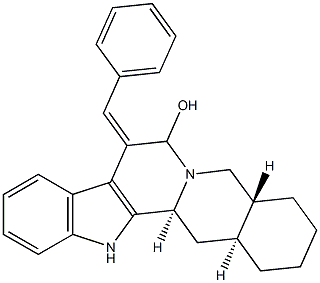 BENZYLIDENEYOHIMBOL 구조식 이미지