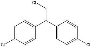 1-CHLORO-2,2-BIS(PARA-CHLOROPHENYL)ETHANE Structure