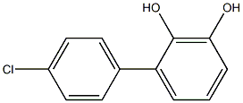 2,3-DIHYDROXY-4'-CHLOROBIPHENYL 구조식 이미지