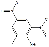 ORTHO-TOLUIDINE,4,6-DINITRO- Structure