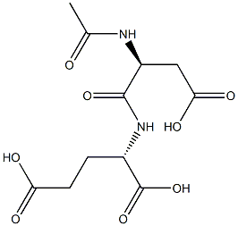 N-ACETYL-ASPARTYLGLUTAMATE Structure