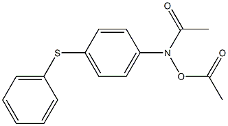 4-ACETOXY-ACETYLAMINO-DIPHENYLTHIOETHER Structure