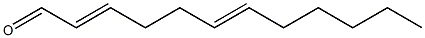 2-TRANS,6-TRANS-DODECADIENAL Structure