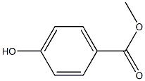 Methyi p-Hydroxybenzoate Structure