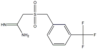 2-(3-TRIFLUOROMETHYLPHENYLMETHANESULPHONYL)ACETAMIDINE Structure