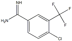 4-CHLORO-3-TRIFLUOROMETHYL-BENZAMIDINE Structure