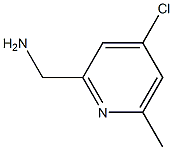 (4-Chloro-6-methylpyridin-2-yl)methylamine Structure