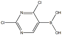 2,4-Dichloropyrimidine-5-boronicacid 구조식 이미지