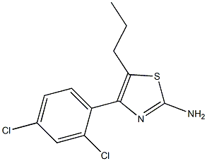 4-(2,4-Dichlorophenyl)-5-propylthiazol-2-ylamine 구조식 이미지