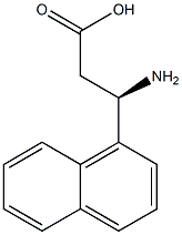 (R)-3-Amino-3-(1-naphthyl)-propanoic acid Structure