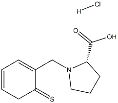 (R)-alpha-(2-Thiophenylmethyl)-proline hydrochloride Structure