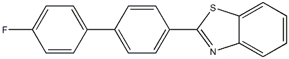 2-(4'-Flouro-biphenyl-4-yl)-benzothiazole 구조식 이미지