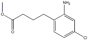 4-(2-Amino-4-chloro-phenyl)-butyric acid methyl ester Structure