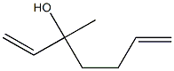 3-methylhepta-1,6-dien-3-ol 구조식 이미지