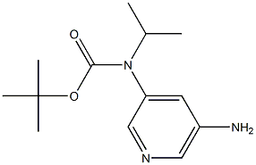 tert-butyl 5-aminopyridin-3-yl(isopropyl)carbamate Structure
