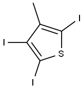 2,3,5-triiodo-4-methyl-Thiophene Structure